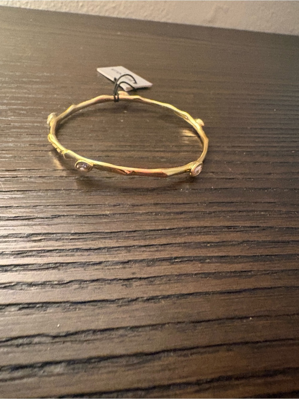 NEW Alexis Bittar Gold Bangle Bracelet
